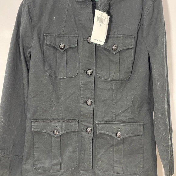 Brand new with Tag Polo Ralph Lauren SPSU20 Black Jacket size 0 Army Style - Picture 9 of 11